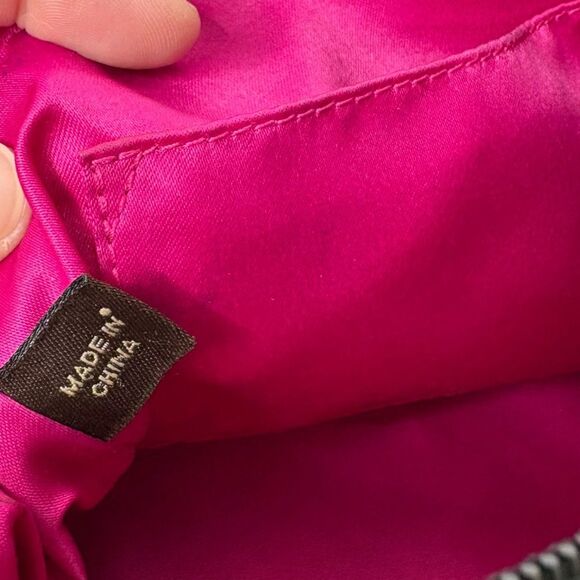 Y2K Coach Signature Tartan Top Handle Pouch F44166 Glitter Demi Mini Bag - Picture 10 of 10